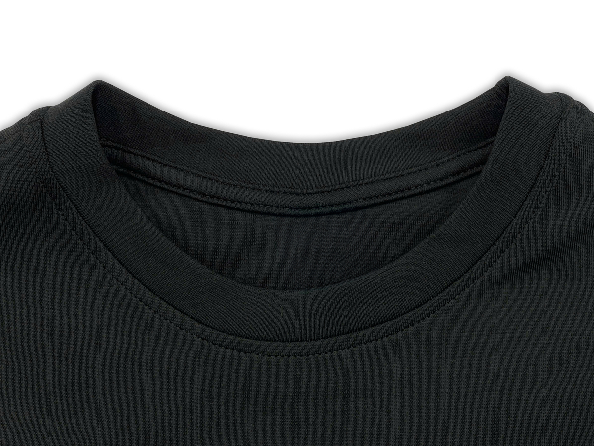 Perfect detail for oversized unisex tees and clean streetwear basics.