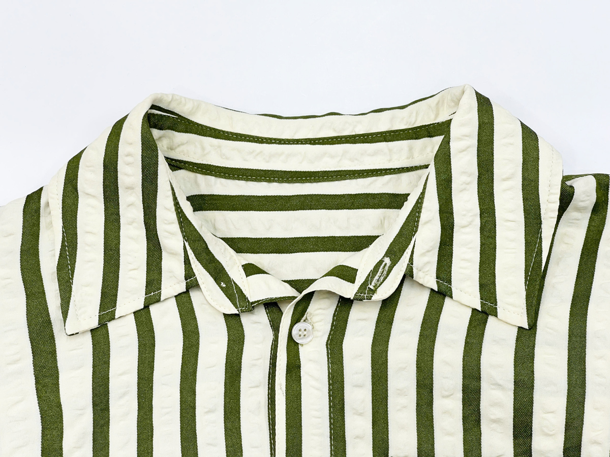 The classic collar holds its shape with just enough structure to feel sharp yet effortless.